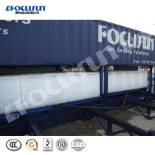 Containerized 18 Ton Capacity Direct System block Ice Plant with high quality
